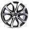 Jante FORD MONDEO 8J x 18 Inch 5X108 et45 - Alutec W10 Racing-schwarz-frontpoliert - pret / buc