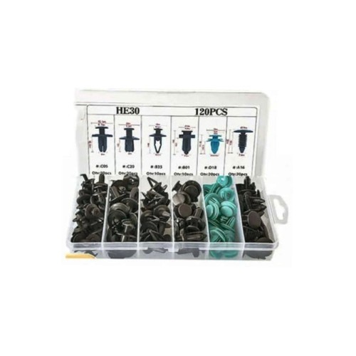 Set clipsuri auto universale 120 bucati Cod: WT-10 Automotive TrustedCars