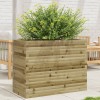 Jardiniera Gradina vidaXL Lemn Pin Impregnat Maro 90x40x68.5 cm