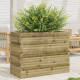 Jardiniera Gradina vidaXL Lemn Pin Impregnat Maro 90x40x68.5 cm