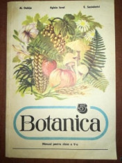 Botanica manual pentru clasa a V-a- E. Sanielevici, Al. Dobija, Aglaia Ionel foto