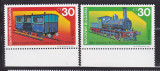 BULGARIA 1991 LOCOMOTIVE SERIE MNH