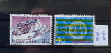 TS21 - Timbre serie - Elvetia - Helvetia 1971, Stampilat