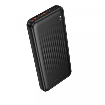 Baterie Externa Borofone BJ80A Clever, 10000mAh, 22.5W, QC + PD, 1 x USB-C - 2 x USB-A, Neagra foto