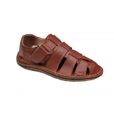 Sandale barbati casual din piele naturala Maro GKR73M foto