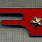 Y 1613 INSIGNA-MILITARA -INSEMN DE GRAD PENTRU REVER,GULER -PENTRU COLECTIONARI
