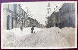 Nameti de zapada in Sibiu - Cea mai grea iarna interbelica 1922/1923 - necirculata, tip fotografie