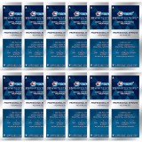 Benzi pentru albirea dinților Crest 3D White Professional Effects Advanced, nivel 18, 10 plicuri (20 benzi), 10% peroxid de hidrogen