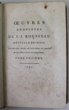 OEUVRES COMPLETES DE J.J. ROUSSEAU , TOME ONZIEME : EMILE OU DE L &#039;EDUCATION ( TOME SECOND ) , 1791