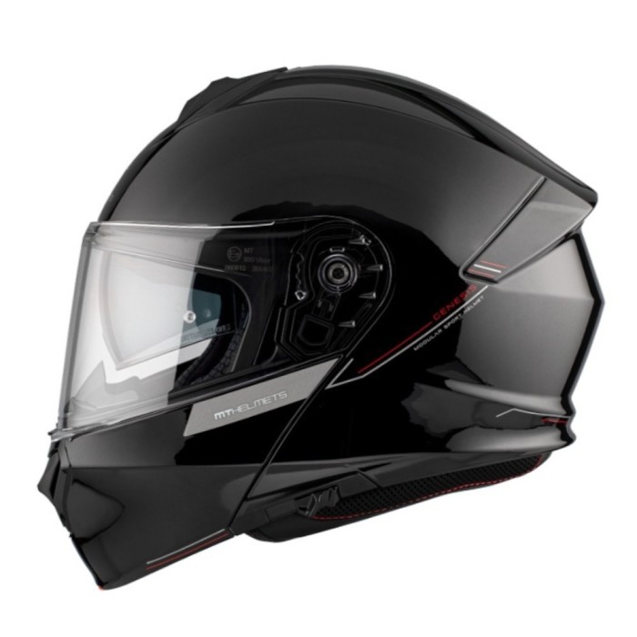 Casca modulabila MT Genesis SV A12 negru lucios Pinlock ready