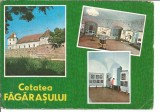 (A) carte postala-FAGARAS-Cetatea, Circulata, Printata