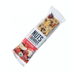 Baton crocant ECO cu nuci physalis si goji Superfoods, 40g, Nuts & Berries