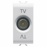 Priza TV de capat 1M Gewiss Chorus alb GW10361