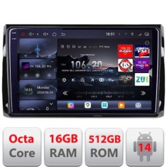 Navigatie Skoda Kodiaq 2016+ Edotec Kit-KODIAQ 8 core QLED 2K 16+512 360 Android Waze USB Navigatie Internet Youtube Radio CarStore Technology