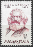 Ungaria - 1968 - Aniversarea lui Karl Marx - serie neuzată (T99), Nestampilat