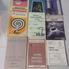 MIRCEA ELIADE - LOT 9 CARTI~BIBLIOTECA MAHARAJAHULUI+INCERCAREA LABIRINTULUI+...