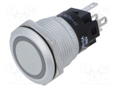 Comutator anti-vandalism EAO Poz: 2 SPDT 3A/240VAC 3A/240VDC 24V foto