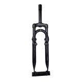 Cumpara ieftin Furca MD-711X 24&quot;, gat 1-1/8, lungime gat 156mm, Negru lucios Ultimate FactoryBikes