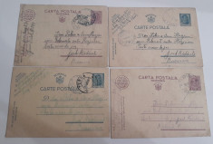 lot patru carti postale militare ww2 foto