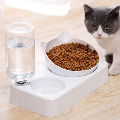 Vas pentru alimente cu distribuitor apa pentru pisici, 2in1 AG684A foto