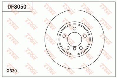 TRW DF8050 Disc frana foto