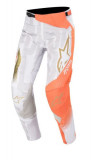 Pantaloni Moto Alpinestars Mx Techstar Metal Portocaliu / Alb Marimea 36 3721120/2459/36