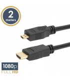 Cablu micro HDMI 2m conectoare placate cu aur delight