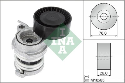 INA 534 0708 10 Intinzator curea, curea distributie foto