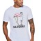 Tricou barbati alb - California - S