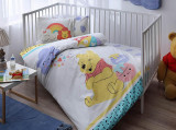 Cumpara ieftin Lenjerie Patut Bebe Winnie the Pooh Hunny (Bumbac 100%)