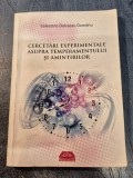 Cercetari experimentale asupra temperamentului si amintirilor Celestina Dolcescu Dumitriu