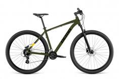 Bicicleta Dema ENERGY 7 29&amp;quot; army green-black M/17&amp;#039; 2 x 9 v foto
