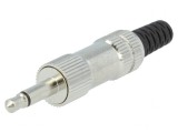 Mufă Jack 3,5mm Mono Tată cu Manşon, Lumberg