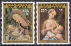 Mali 1981 - Crăciun - Picturi de Correggio, Grunewald, MNH