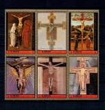 Ajman 1972 - Crucifixe, arta religioasa, serie neuzata