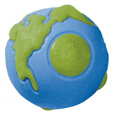 Jucarie minge PlanetDog - Orbee - L - 10 cm (Culoare: Albastru/Verde) foto