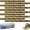 Set burghie pentru metal cu cobalt HSS 10mm 10 piese, GEKO G37100