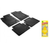 Set Covorase Auto Pvc Universale Extra Umbrella + Odorizant Auto Bradut Wunder-Baum Zitrone (Lamaie)