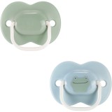 Suzeta ortodontica Tommee Tippee Anytime, 6-18 luni, Broscuta, 2 buc
