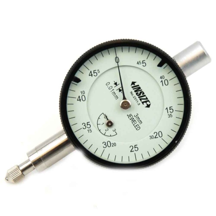 Ceas comparator Insize 2311-3, 3 mm, conform DIN 878
