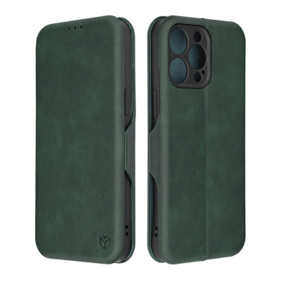 Husa pentru iPhone 14 Pro Max Techsuit Safe Wallet Plus, Green foto