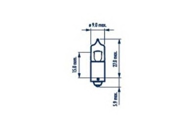 Bec Pozitie Fata H6w 12V Set 10 Buc Narva 45144 68161 foto