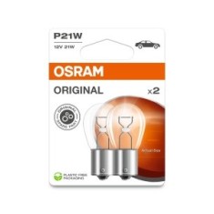 Set 2 Becuri 12V P21W Original Blister Osram