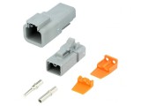 Conector cablu-cablu ATP tată mamă 2 PIN