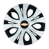Set 4 Capace Roti Top Gri-Negru R17, Compatibil Cu Chevrolet, Autohelix MSA