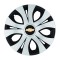 Set 4 Capace Roti Top Gri-Negru R14, Compatibil Cu Chevrolet