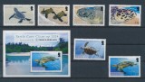 Britisc Indian Ocean Teritory-2004-TESTOASE-Bloc si serie de 6 timbre MNH