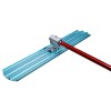 Gletiera manuala bidirectionala din magneziu, dimensiuni 1200x200mm cu articulatie STRONG, cu maner din aluminiu 1,8m