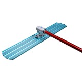 Gletiera manuala bidirectionala din magneziu, dimensiuni 1200x200mm cu articulatie STRONG, cu maner din aluminiu 1,8m