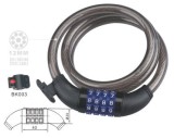 Antifurt cifru - otel protectie: manson plastic cauciucat - 12mm x 120cm, Syncromate